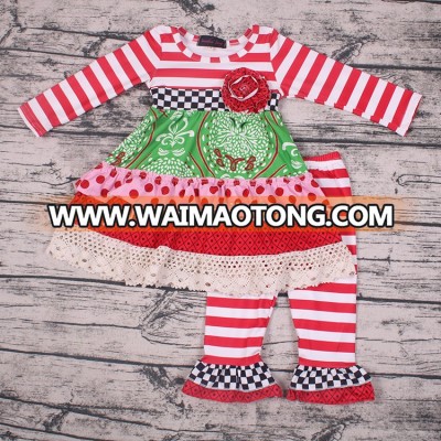 Factory price organic cotton baby fall winter clothes fashion kids boutique outfit cute baby clothes wholesale