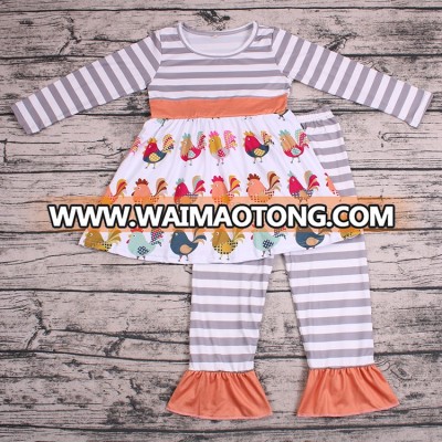 High quality baby fall winter clothes fashion kids boutique outfits improt baby clothes frome China Yiwu