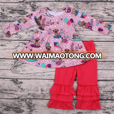 Factory price RTS items cheap newborn baby clothing toddler kids boutique outfits cute baby clothes set