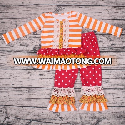 Yawoo Fashion baby girl clothes cute baby winter suit set toddler kids clothes wholesale