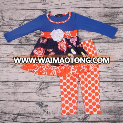 Yawoo bulk wholesale fashion kids long sleeve clothes cute baby boutique clothes infant children spring fall clothes set